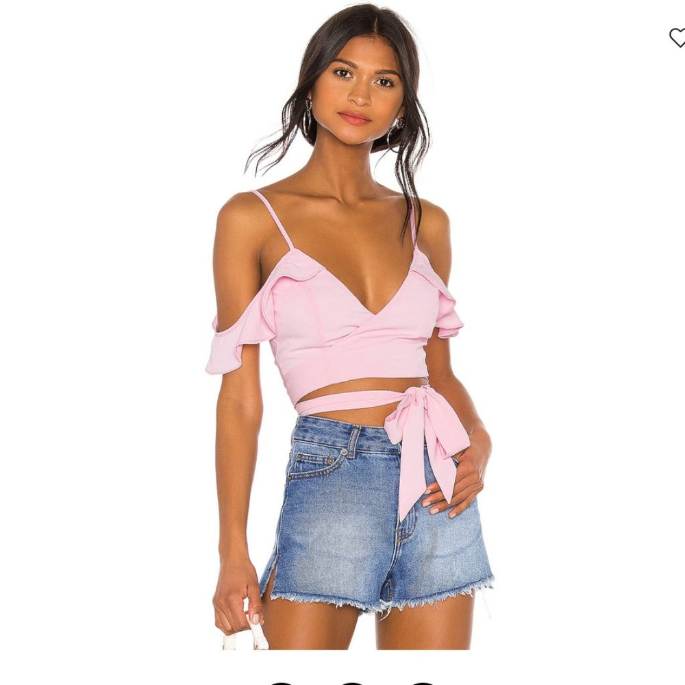 Superdown tie wrap shirt